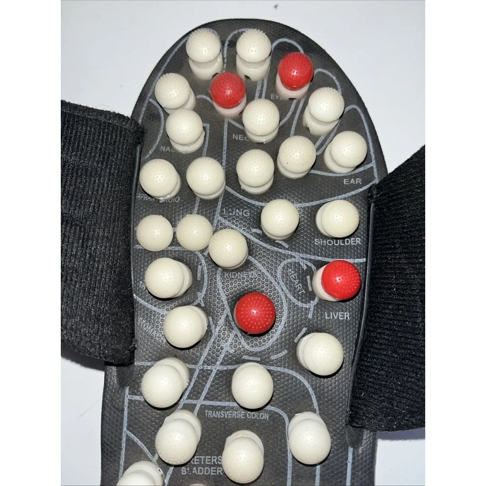 Health Massager Slippers Sandal Reflexology Acupressure Foot Massager Shoes Home